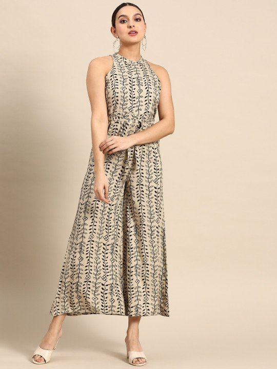 Printed Basic Jumpsuit