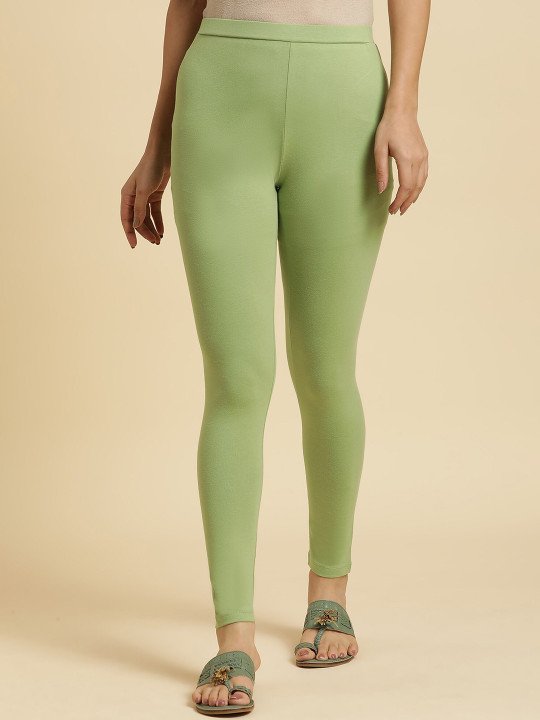 Cotton Lycra Ankle Length Leggings